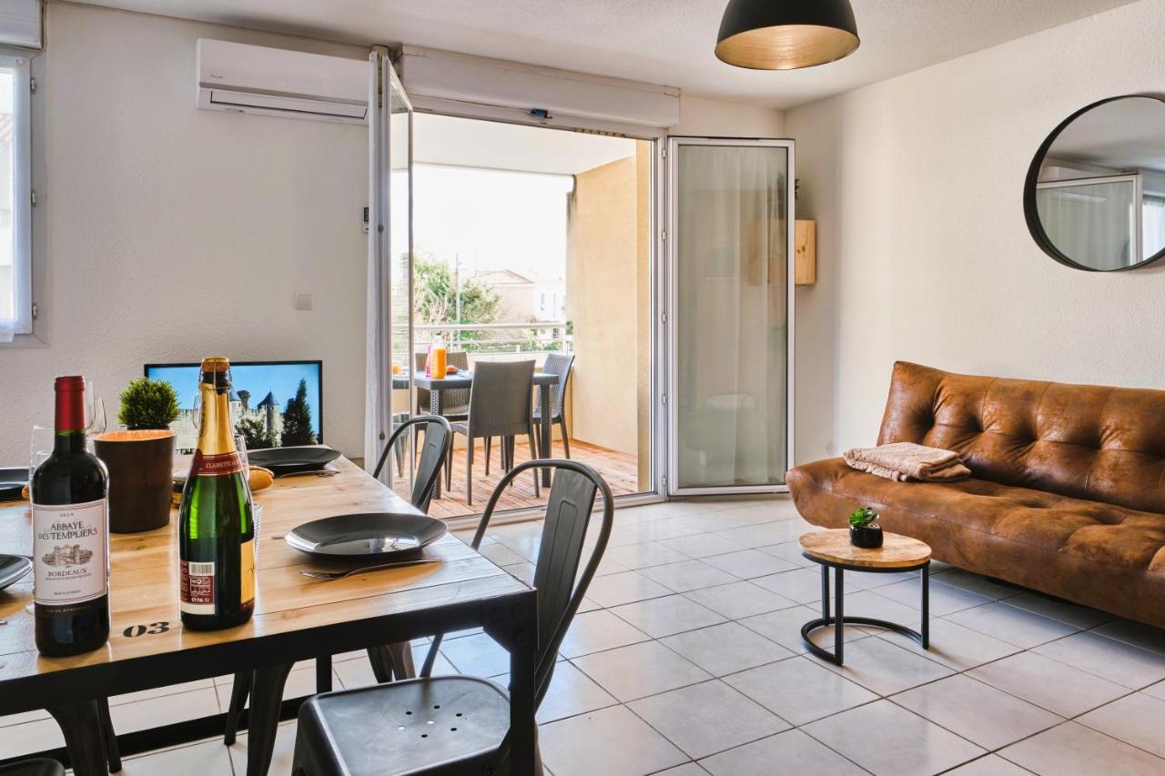Tout Confort ! Calme, Climatisation, Piscine, Parking Gratuit, Grande Terrasse, Netflix, Wifi 卡尔卡松 外观 照片