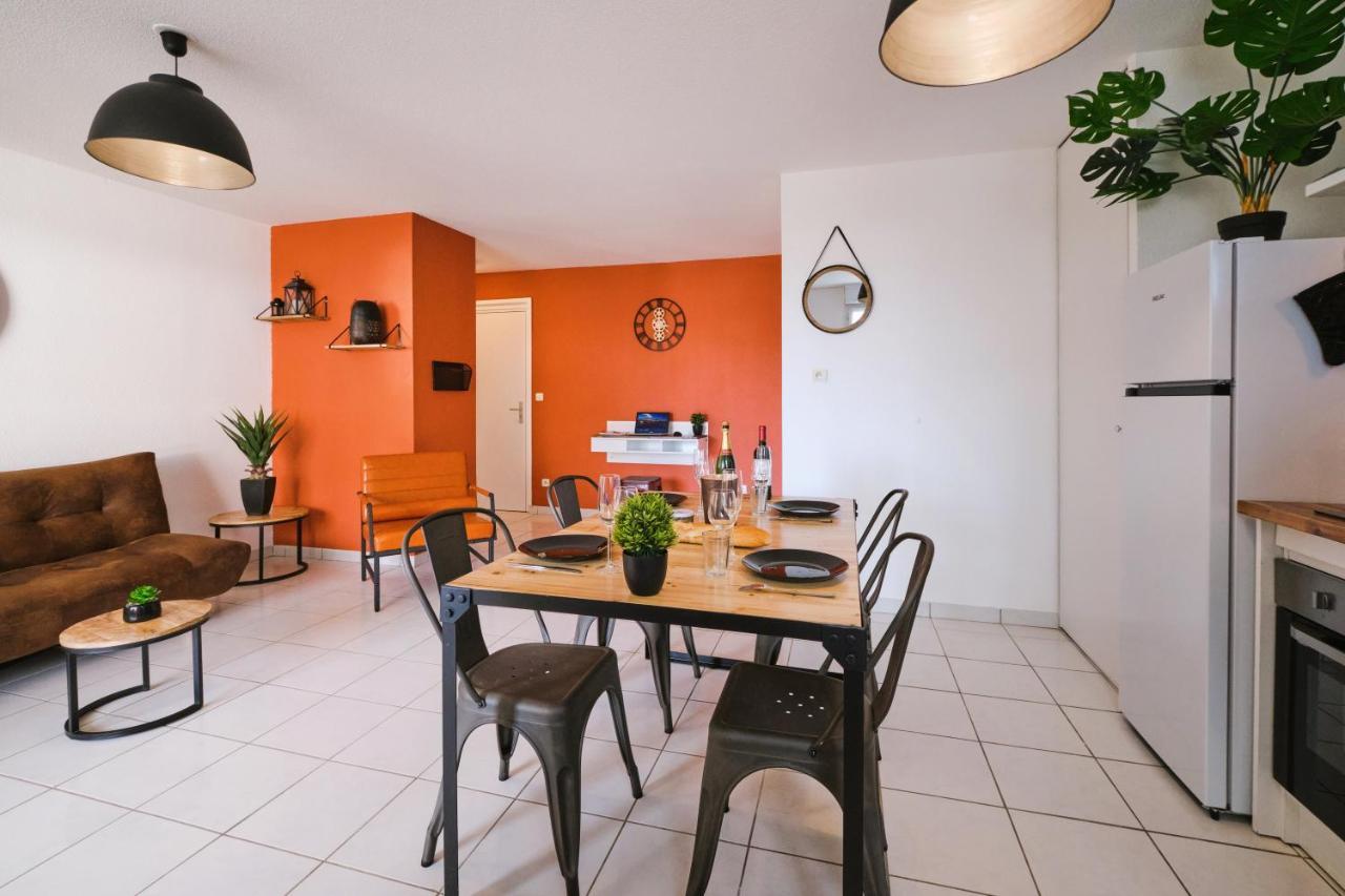 Tout Confort ! Calme, Climatisation, Piscine, Parking Gratuit, Grande Terrasse, Netflix, Wifi 卡尔卡松 外观 照片